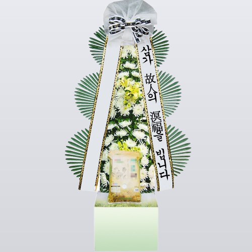 서울 근조 쌀화환 10kg — 서울꽃배달